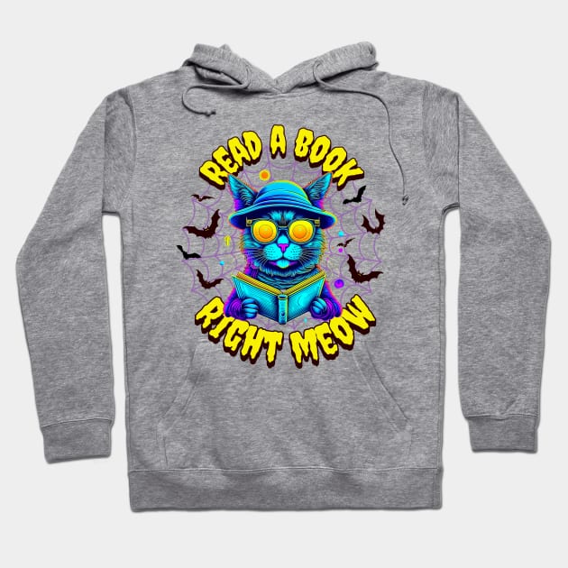 Read a book MEOW Hoodie by TempoTees